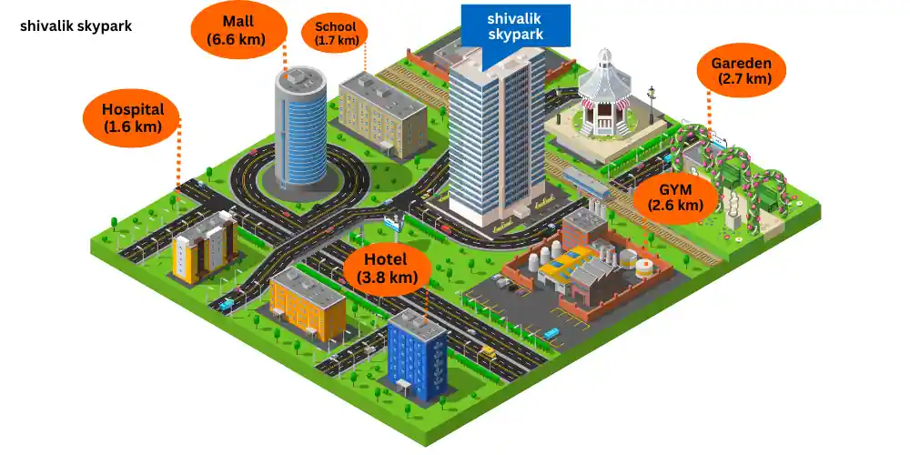 Shivalik  skypark Map